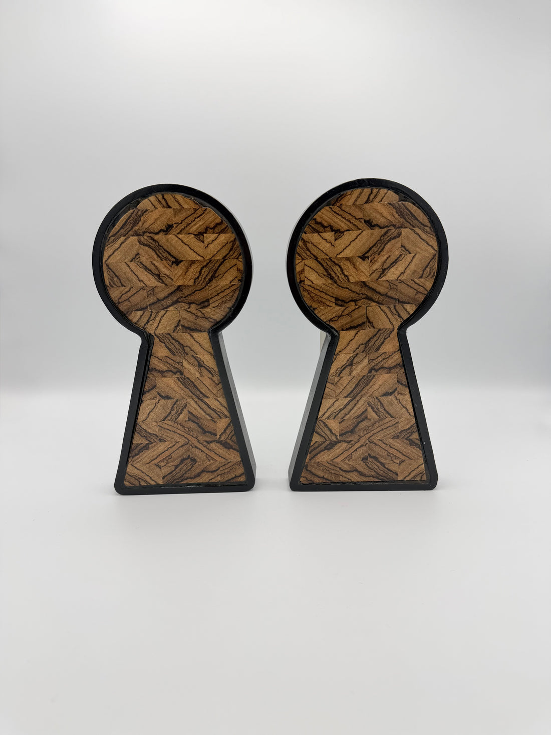 Striations Keyhole Sculpture (Wall Hanging Pair)