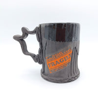 Black Ceramic Cardboard Mug