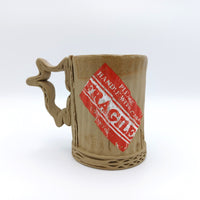Ceramic Cardboard Mug with Fragile Sticker Design
