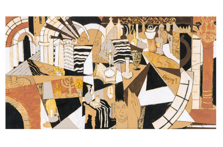 The Many Faces of Jewish Genius No.2 Postcard