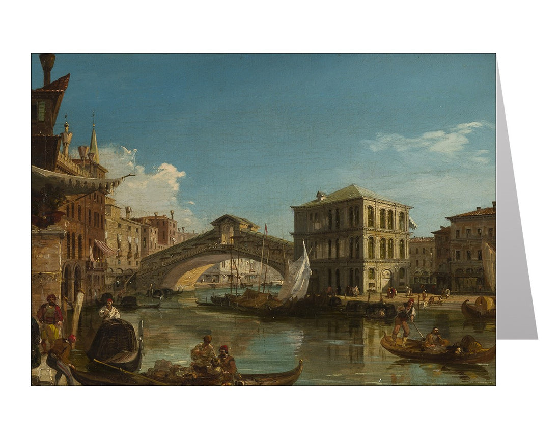 The Rialto Bridge Notecard