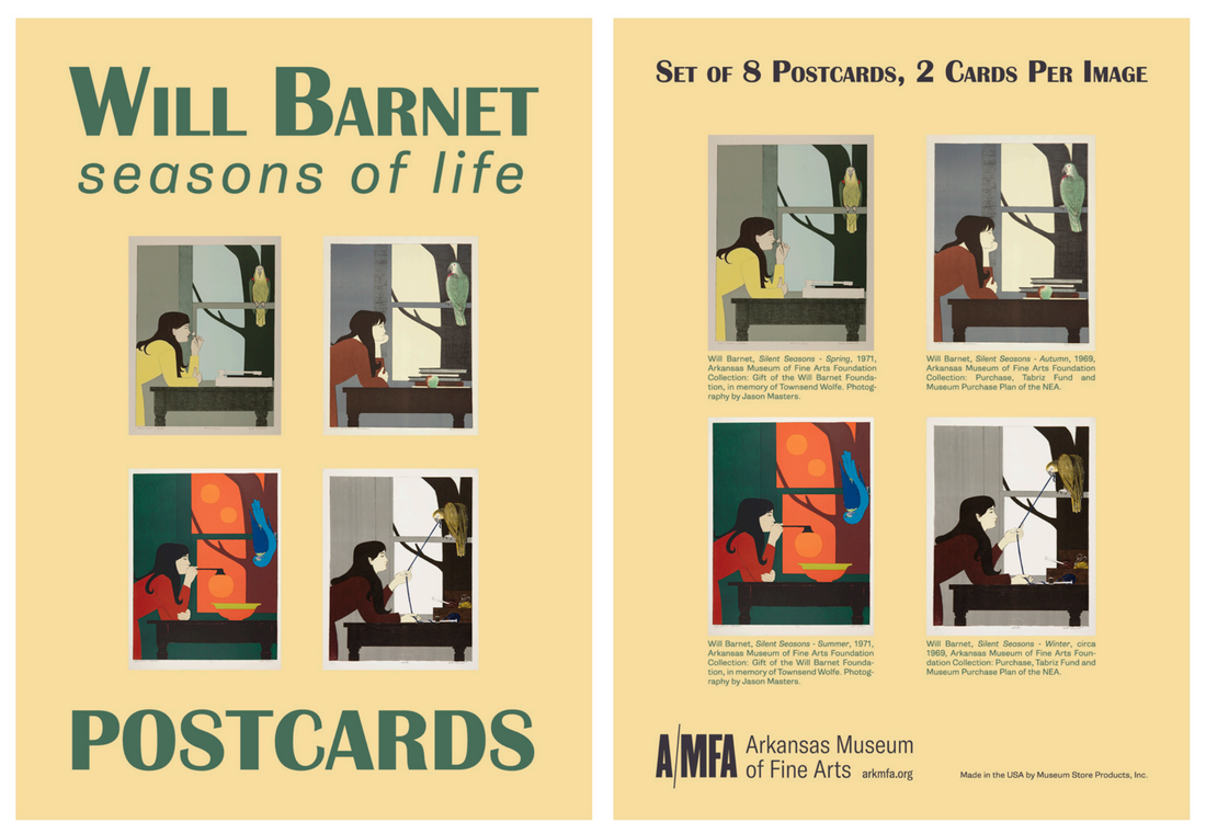 Will Barnet: Season of Life Set of 8 Postcards