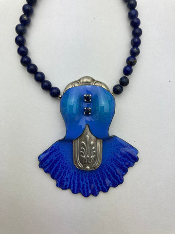 Sapphire and Lapis Necklace