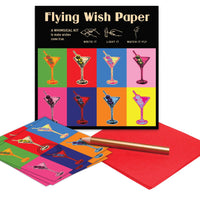 Martinis Flying Wish Paper