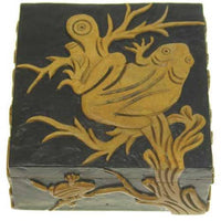 Frog Soapstone Trinket  Box