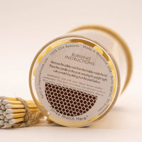 20 Minute Beeswax Mindful Candle Set: (Set of 20)