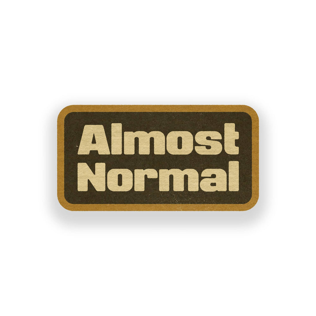 Almost Normal Vinyl Sticker