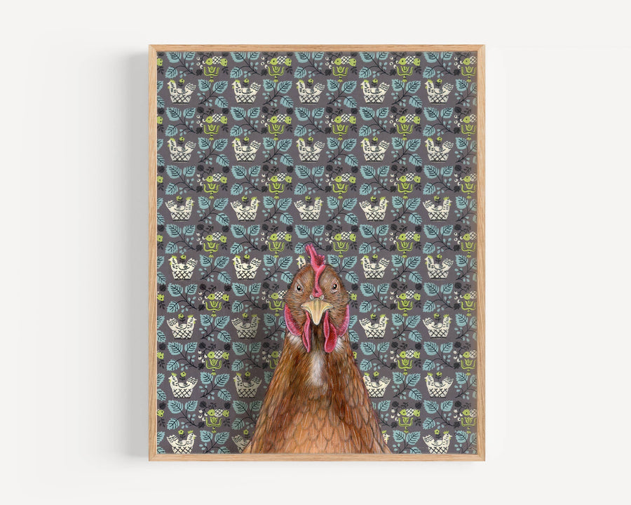 Chicken Art Print