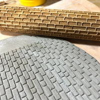Brick Wall Embossed Rolling Pin