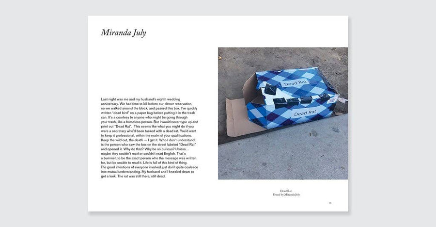 Sad Stuff on the Street By Sloane Crosley and Greg Larson