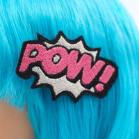 Comic Book POW! Hair Clip