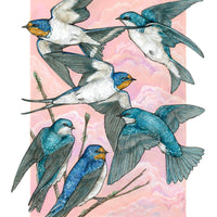 A Flight of Swallows - Archival Print