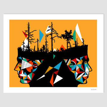 Open Our Minds To Let the Ideas Grow Together Print