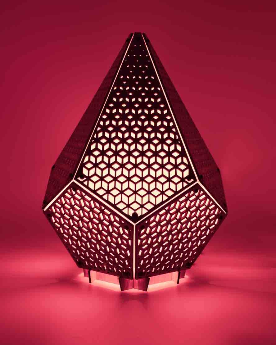 SINAR Tessellate 3D Papercraft Table Lamp