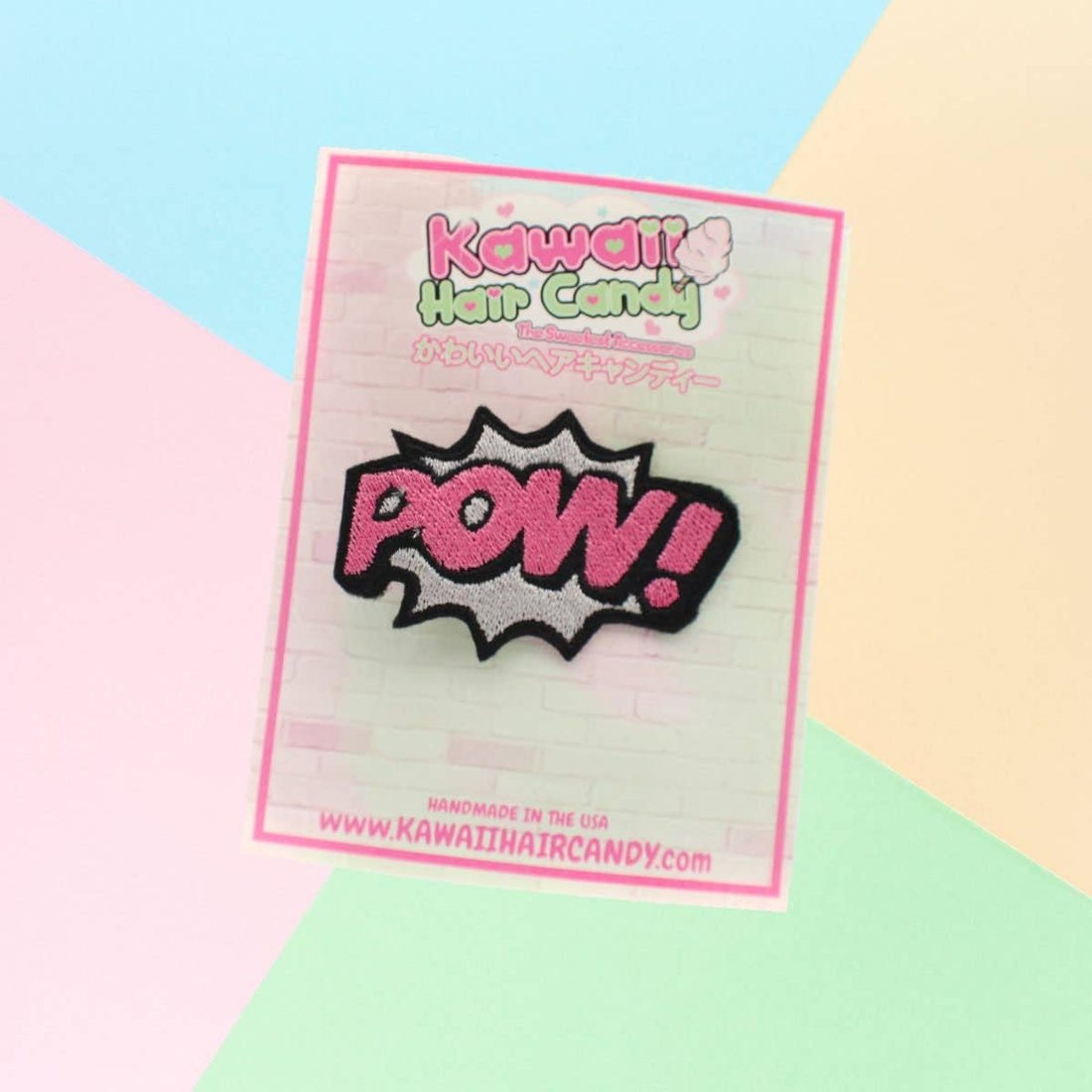 Comic Book POW! Hair Clip