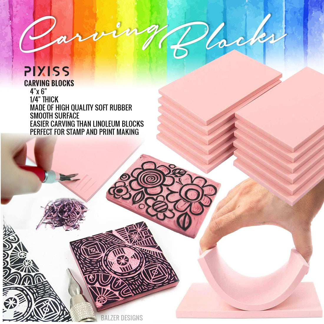 PIXISS Lino Carving Block