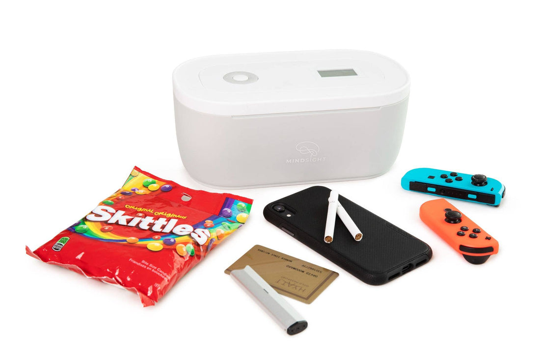 Charcoal Timed Lock Box for Phones, Screens & Addictions