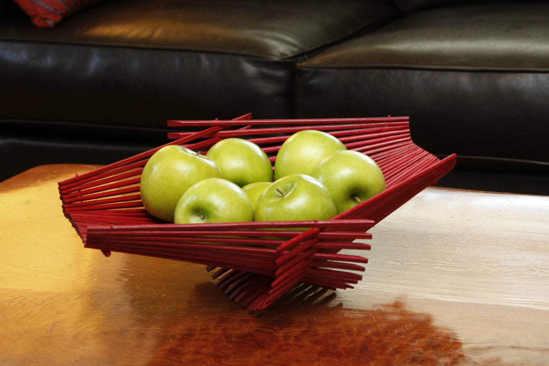Tea Stained Folding Chopstick Basket