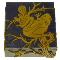 Frog Soapstone Trinket  Box