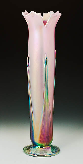 Iridized Flower Vase