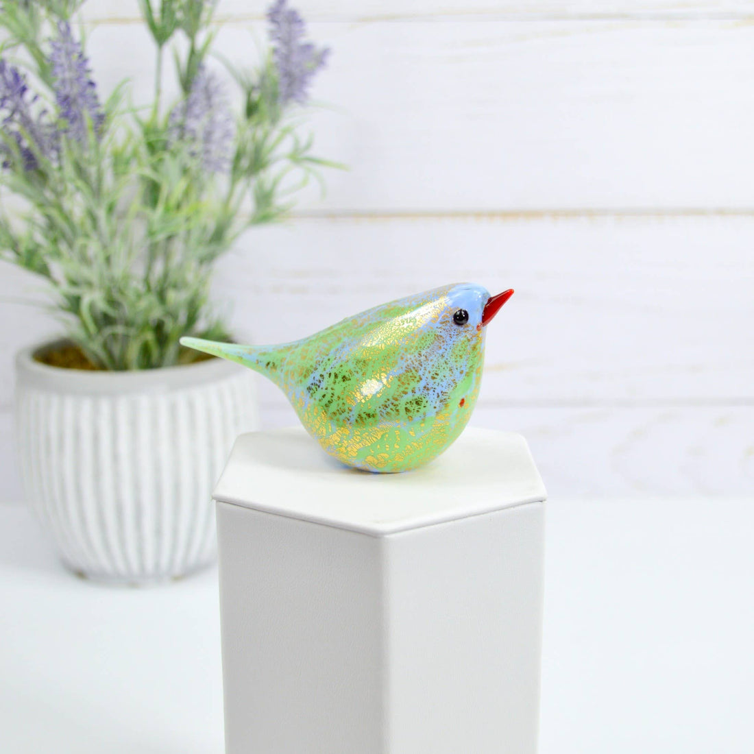 Handblown Murano Glass Chirpie Bird