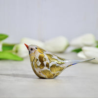 Handblown Murano Glass Chirpie Bird