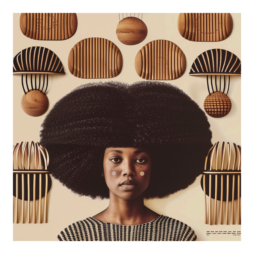 Framed Hadiya Williams Collage