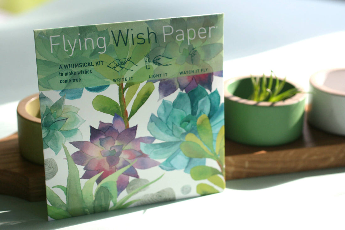 Cactus Garden Flying Wish Paper