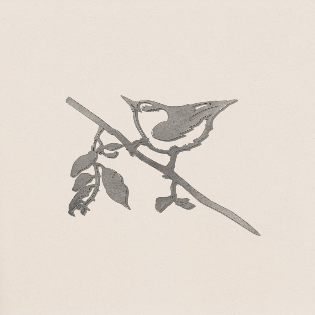 Nuthatch Metal Garden Art