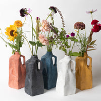 Cobalt Terrazzo Milk Jug Vase