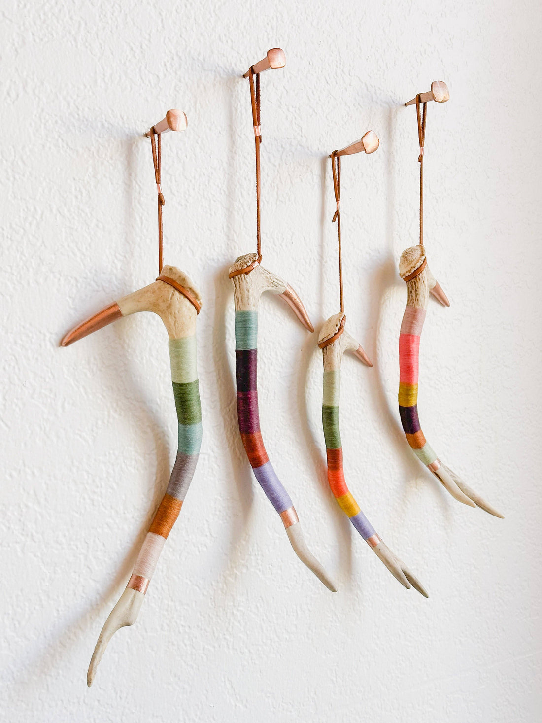 XS Axis Wool Wrapped Deer Antler with Copper