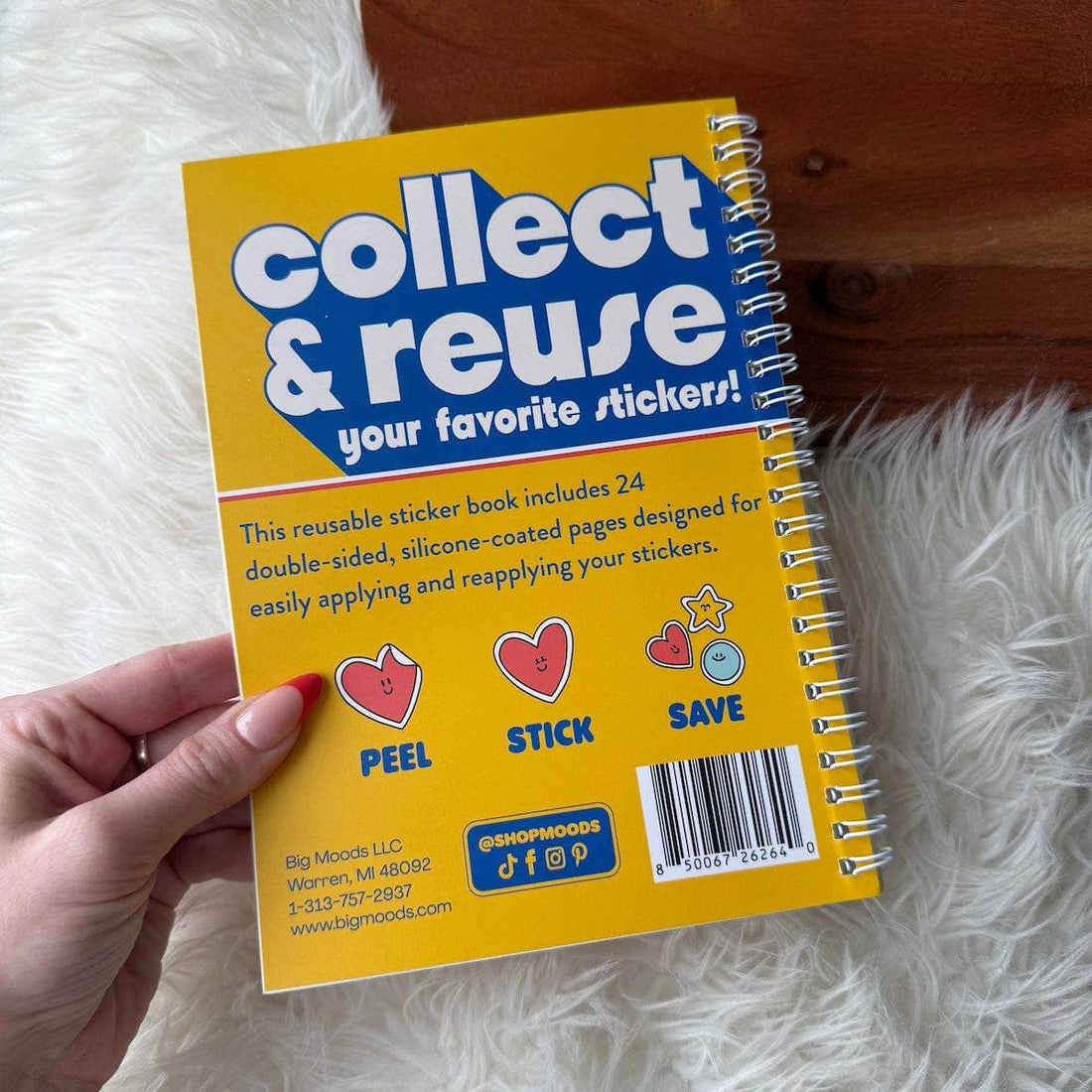 The Unused Sticker Book - Yellow