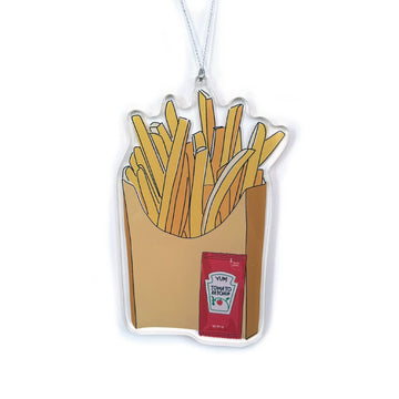 French Fries and Ketchup Ornament