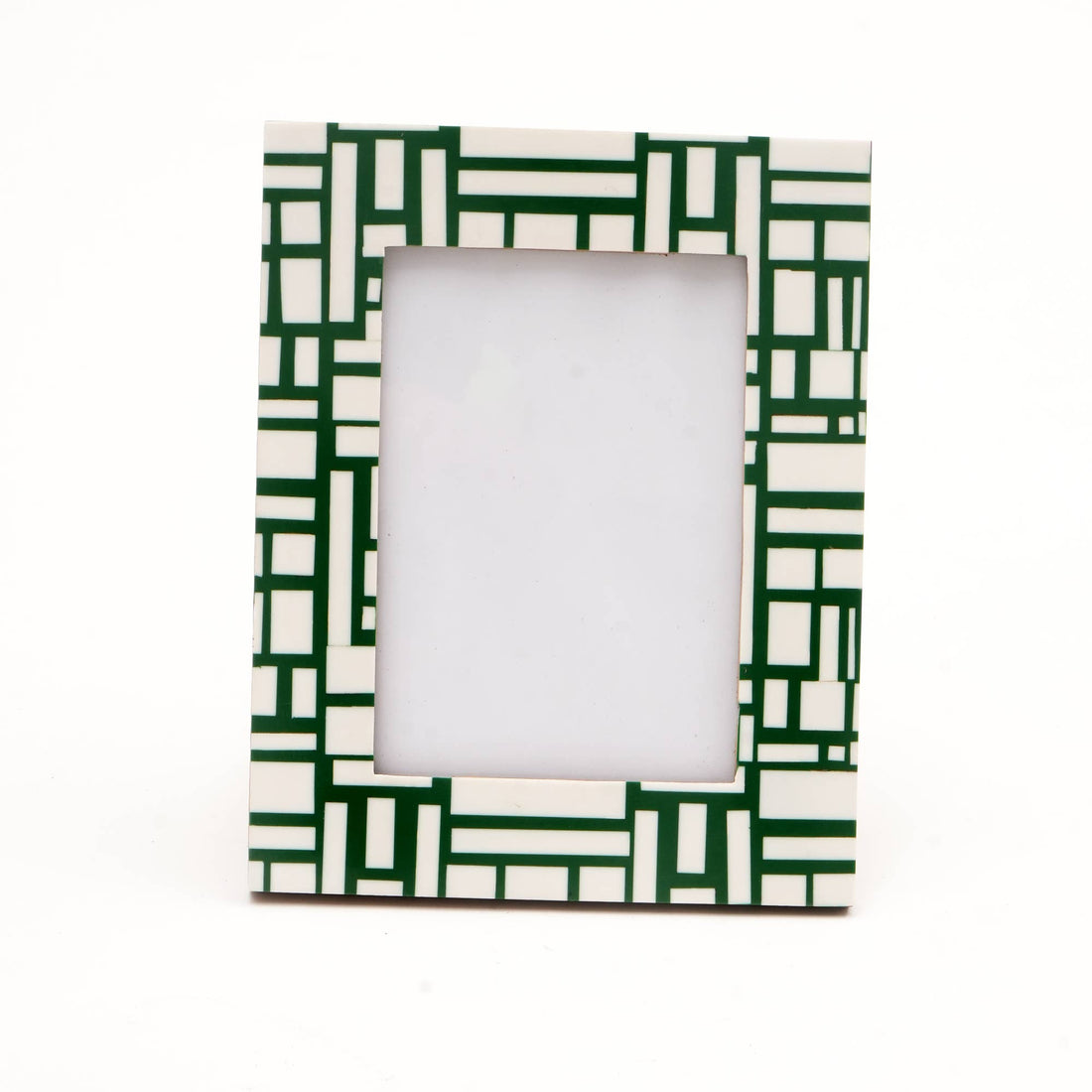 Geometric Inlay Photo Frame 5x7"