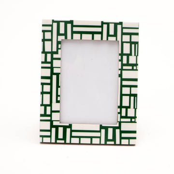 Geometric Inlay Photo Frame 5x7"