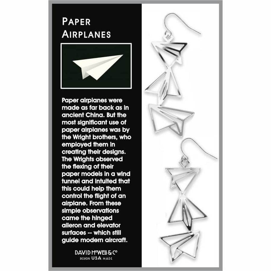 Paper Airplanes Earings