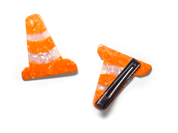 Safety Cone Hair Clip