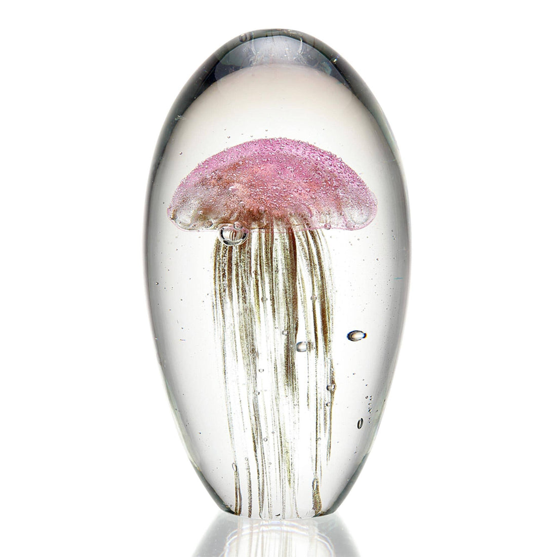 Glass Pink Jellyfish (Glow in the Dark)