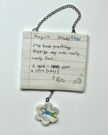 I Flew a Little.... Handmade Clay Art