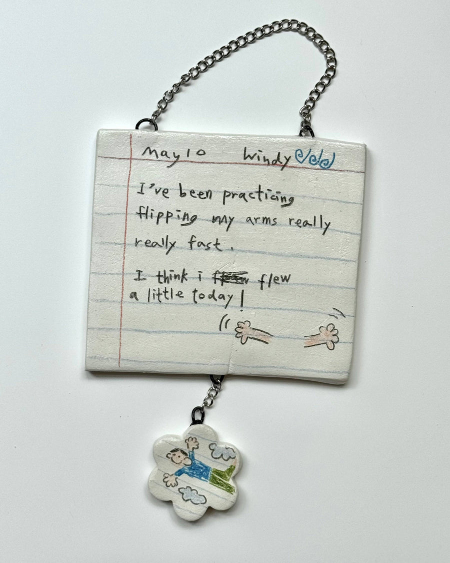I Flew a Little.... Handmade Clay Art