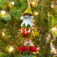 Christmas Elf Felt Ornament