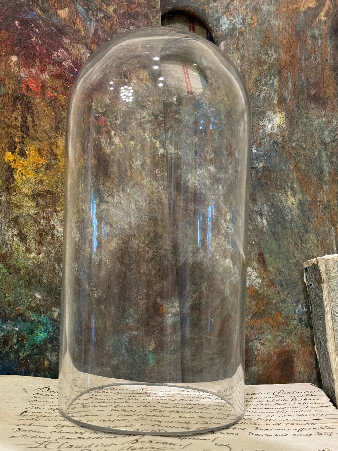 Tall Glass Dome Cloche