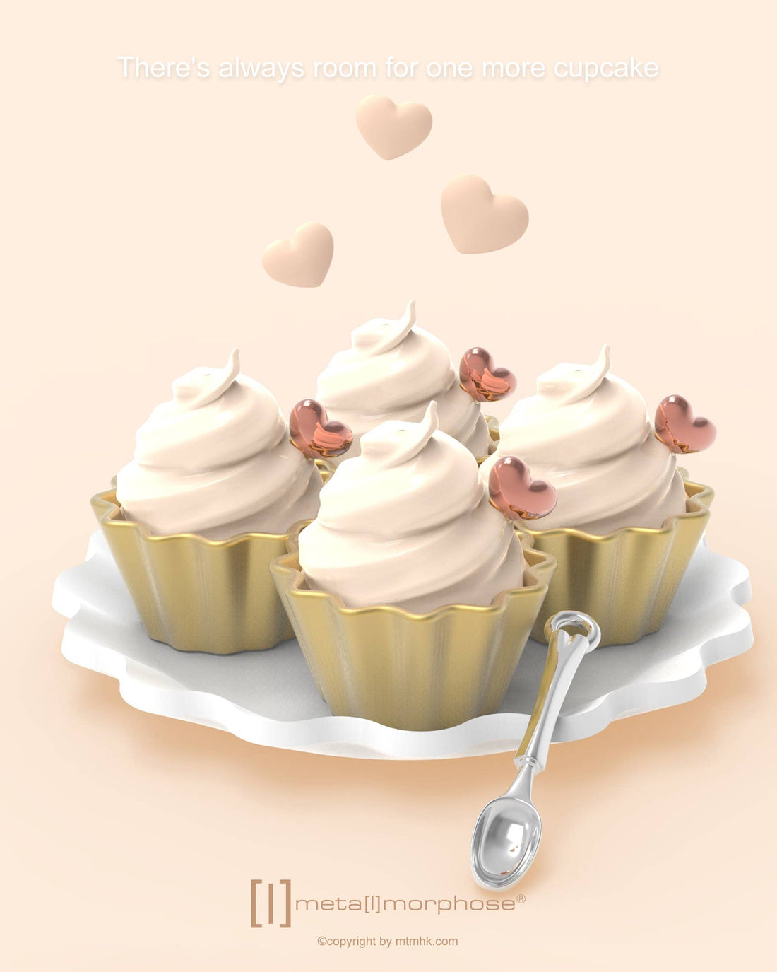 Cupcake Keyring