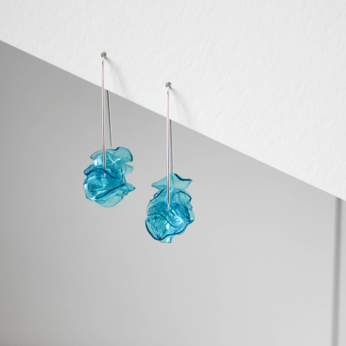 Leona Turquoise Drops: Sterling Silver