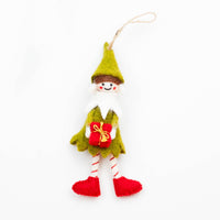 Christmas Elf Felt Ornament