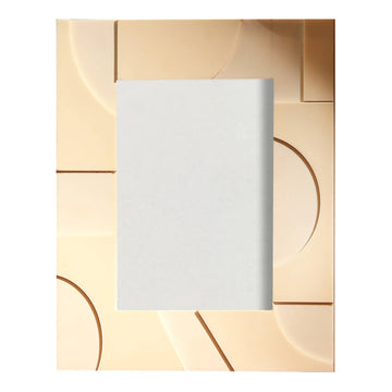 Ivory Resin 3D Cut Inlay Picture Frame 5x7"