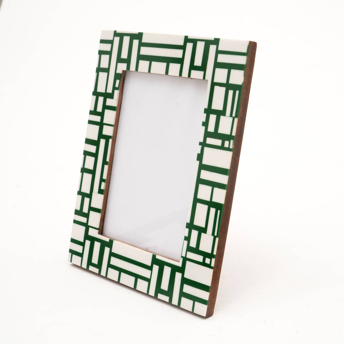 Geometric Inlay Photo Frame 5x7"