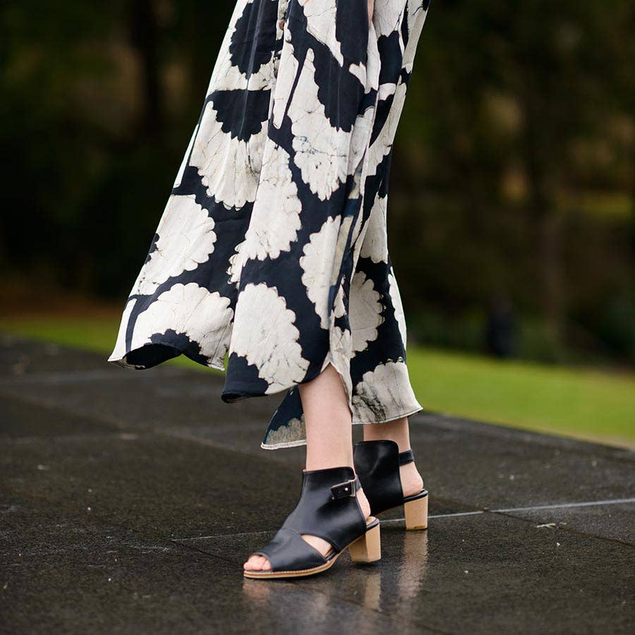 Sunset Block Print dress
