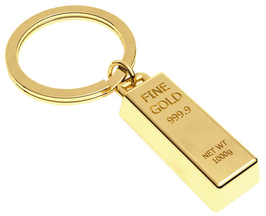 Goldbar Keyring
