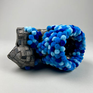 Blue Barnacles: Grey and Blue Vase